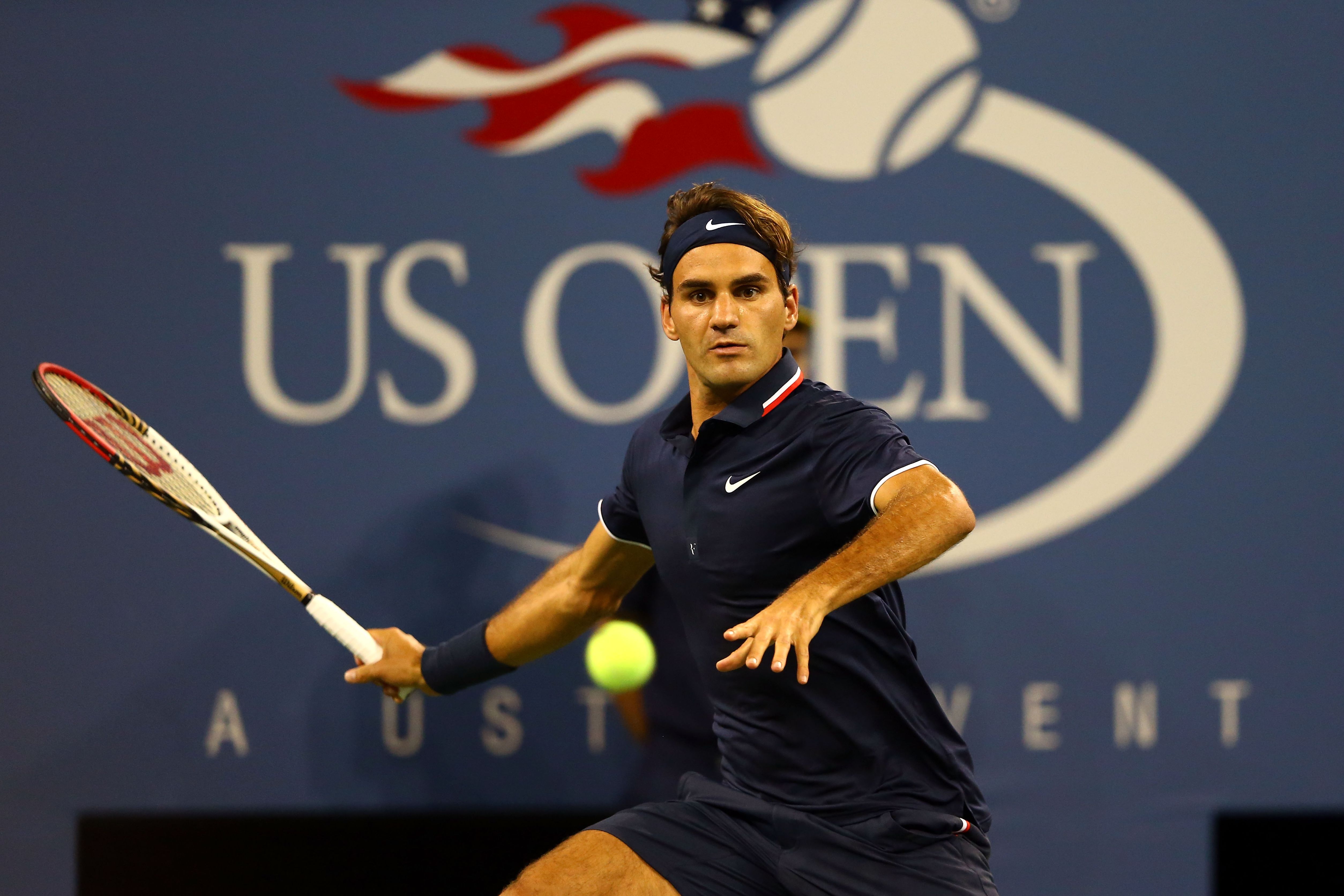 ROGER FEDERER + US OPEN